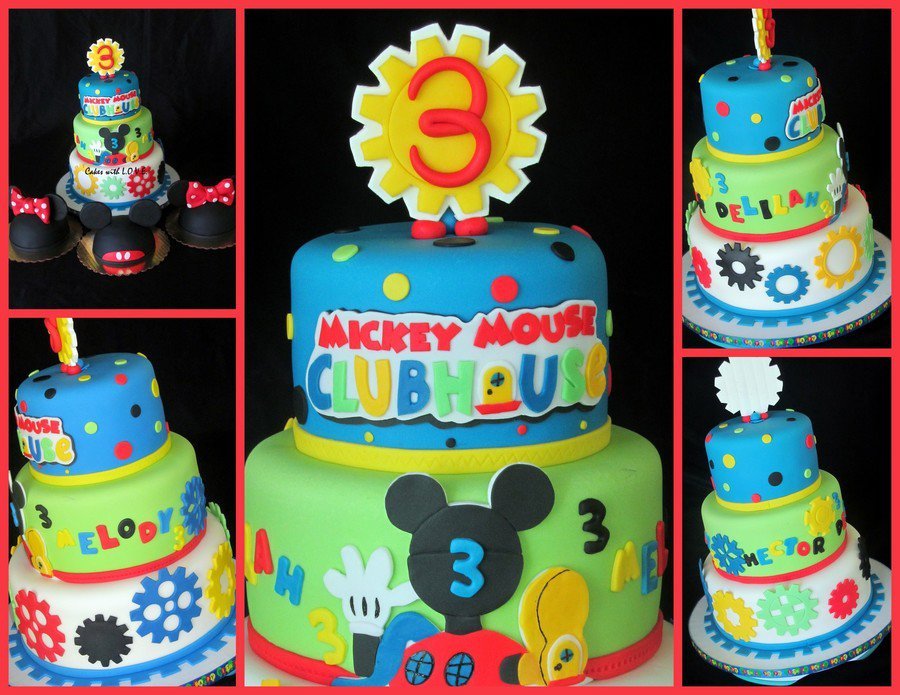 Mickey Mouse Clubhouse Cake With Smashs