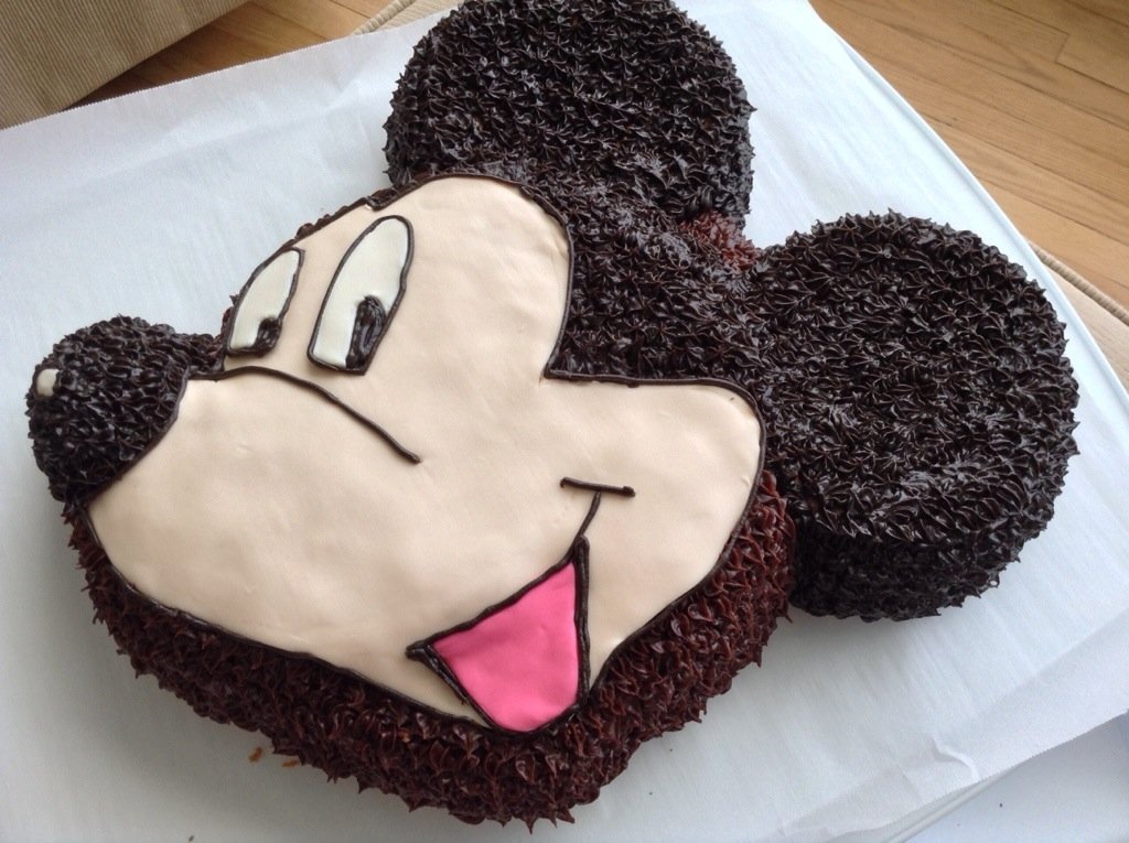 Wilton Mickey Mouse Cake Step