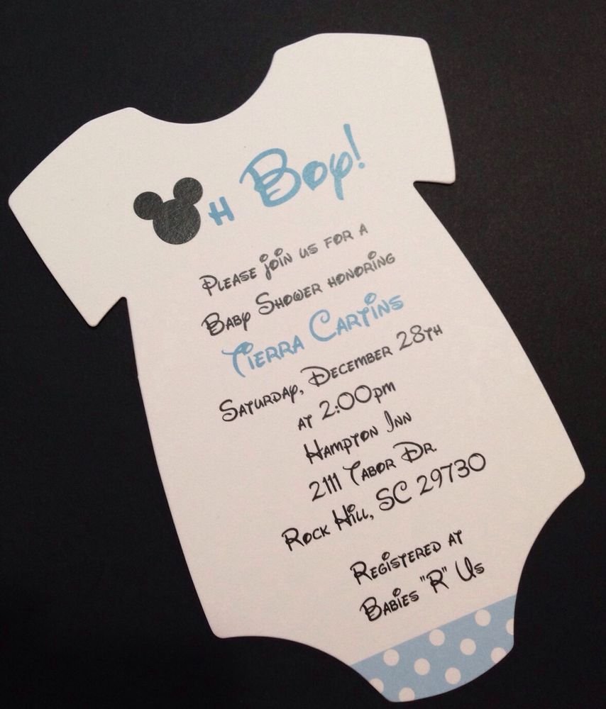 Mickey Mouse Baby Shower