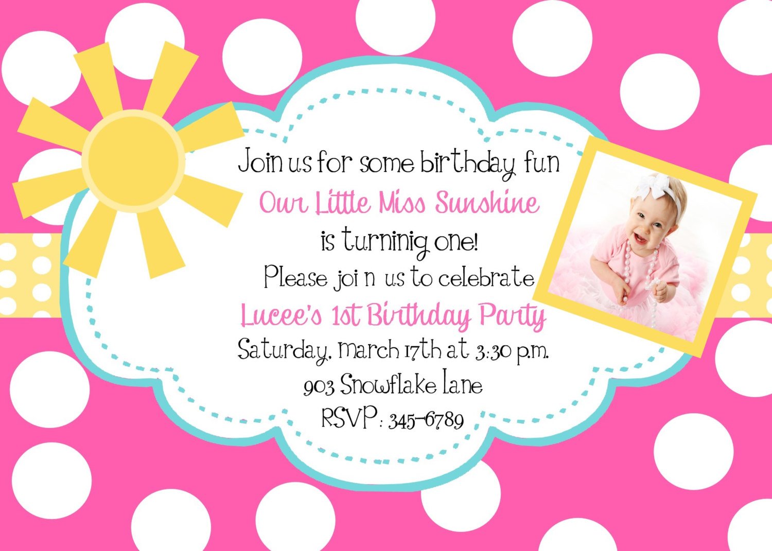 Birthday Invitation Wording