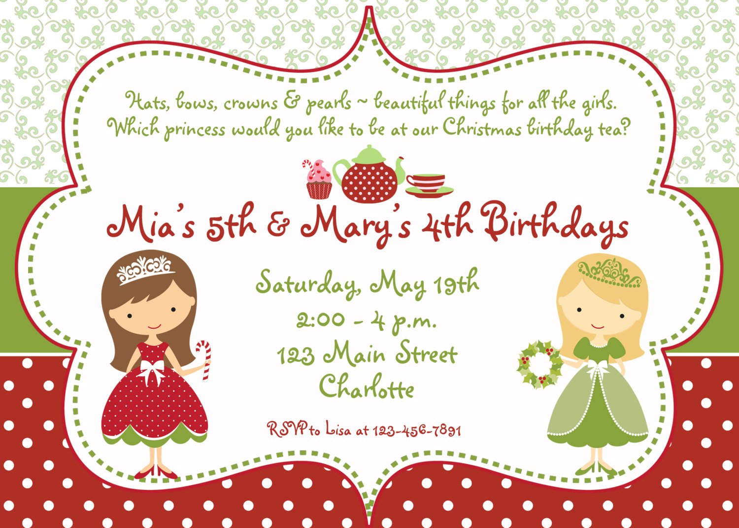 Christmas Invites Party Templates