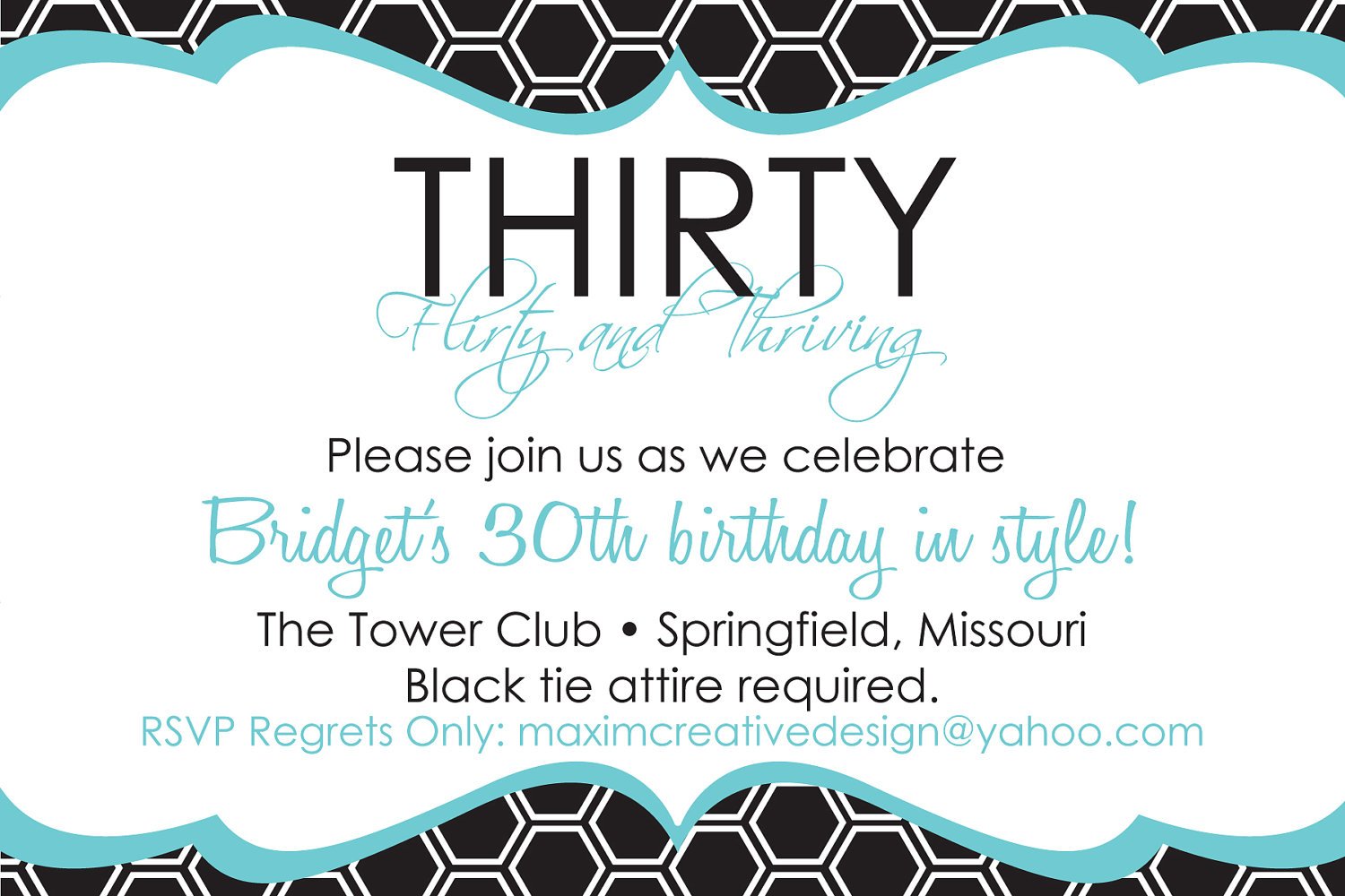 Funny 30th Birthday Invitation Wording