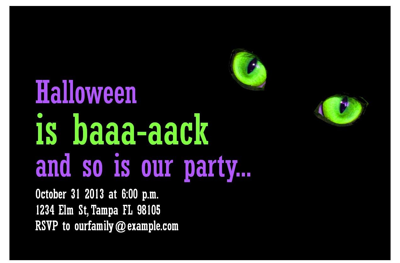 Halloween Party Invitations Fabulous Halloween Party Invitations