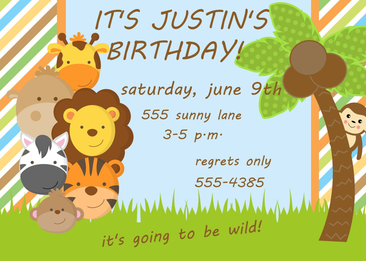 Jungle Animal Party