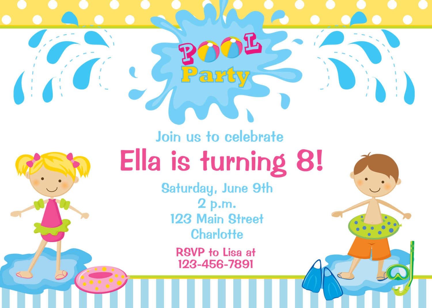 Kids Party Invitations