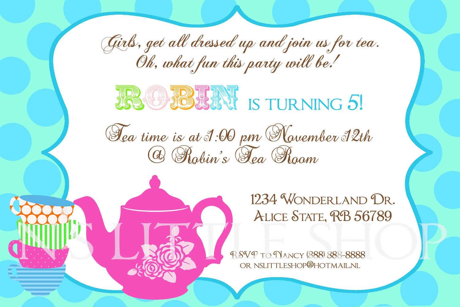 Party Invitation Samples