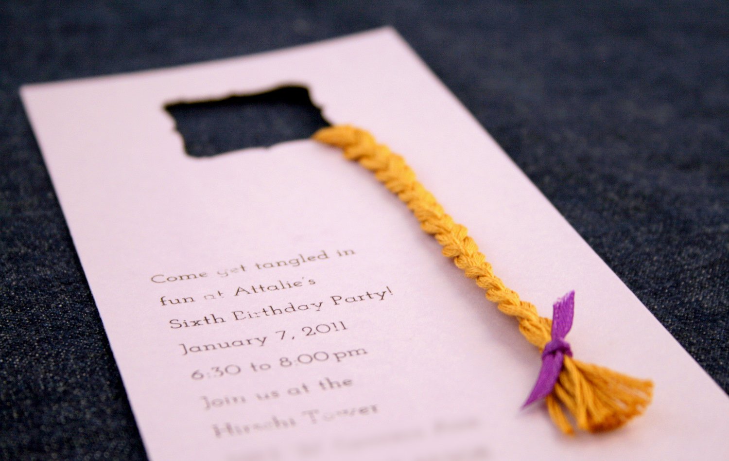 Tangled Birthday Party Invitation