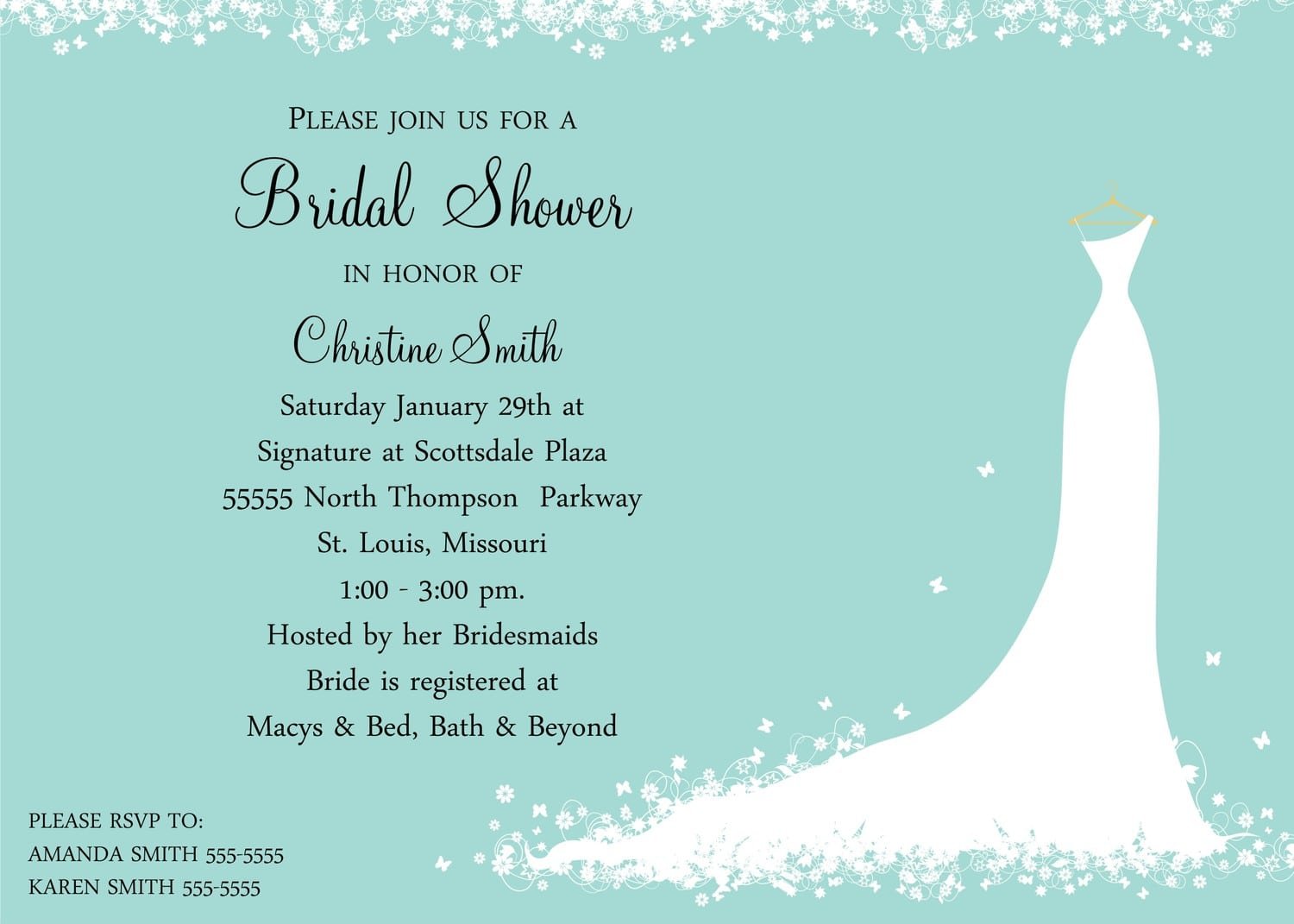 17 Best Images About Bridal Shower Invitations On Pinterest