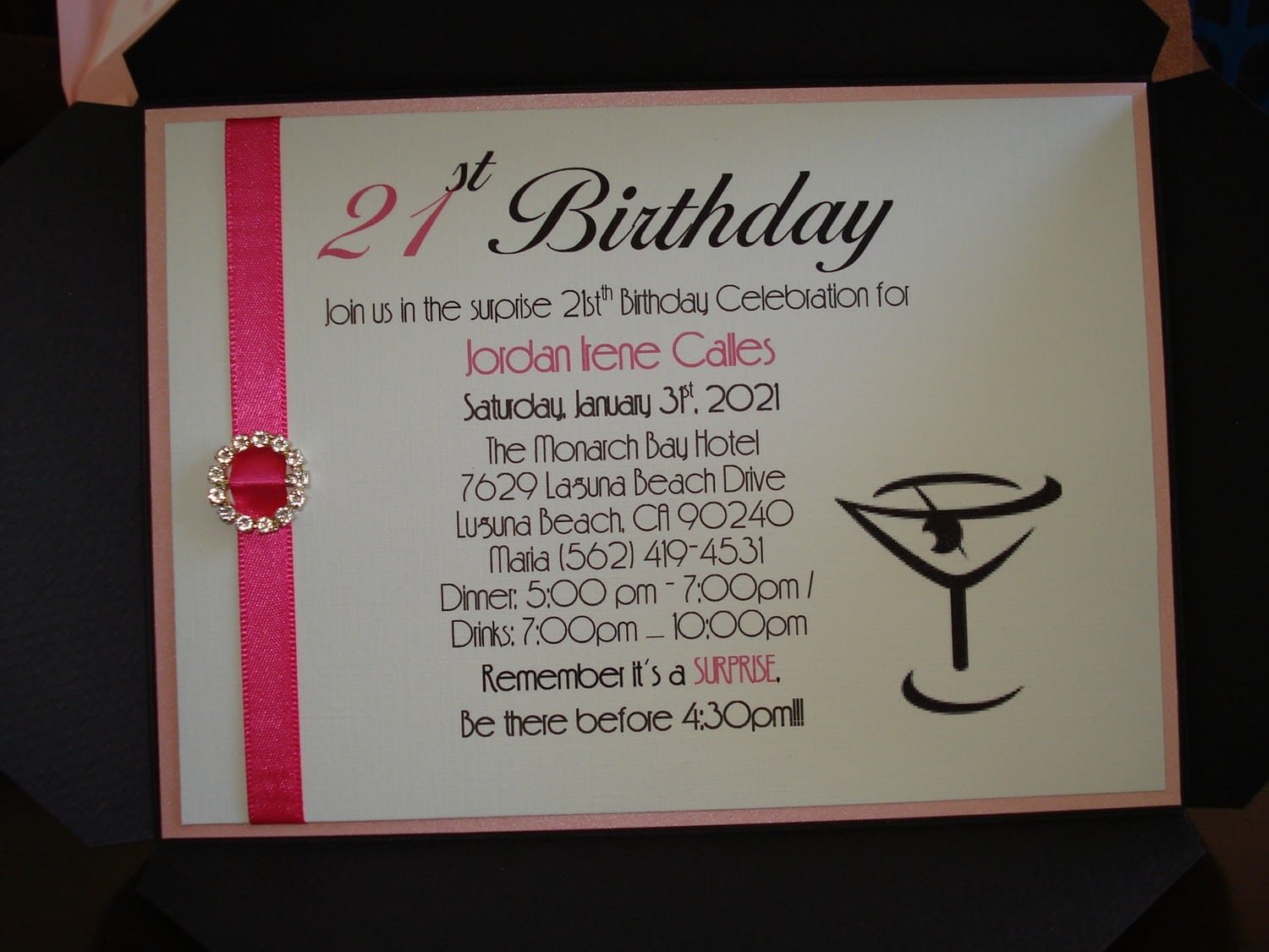 21st Birthday Party Invitations Printable