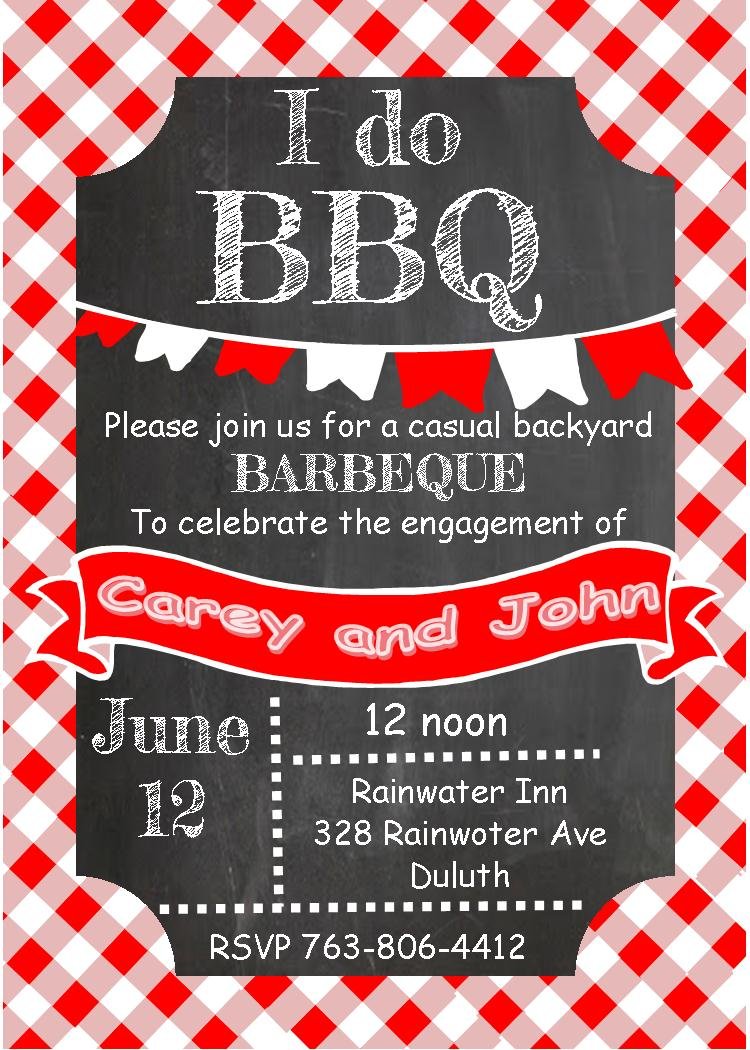 Barbecue Party Invitations