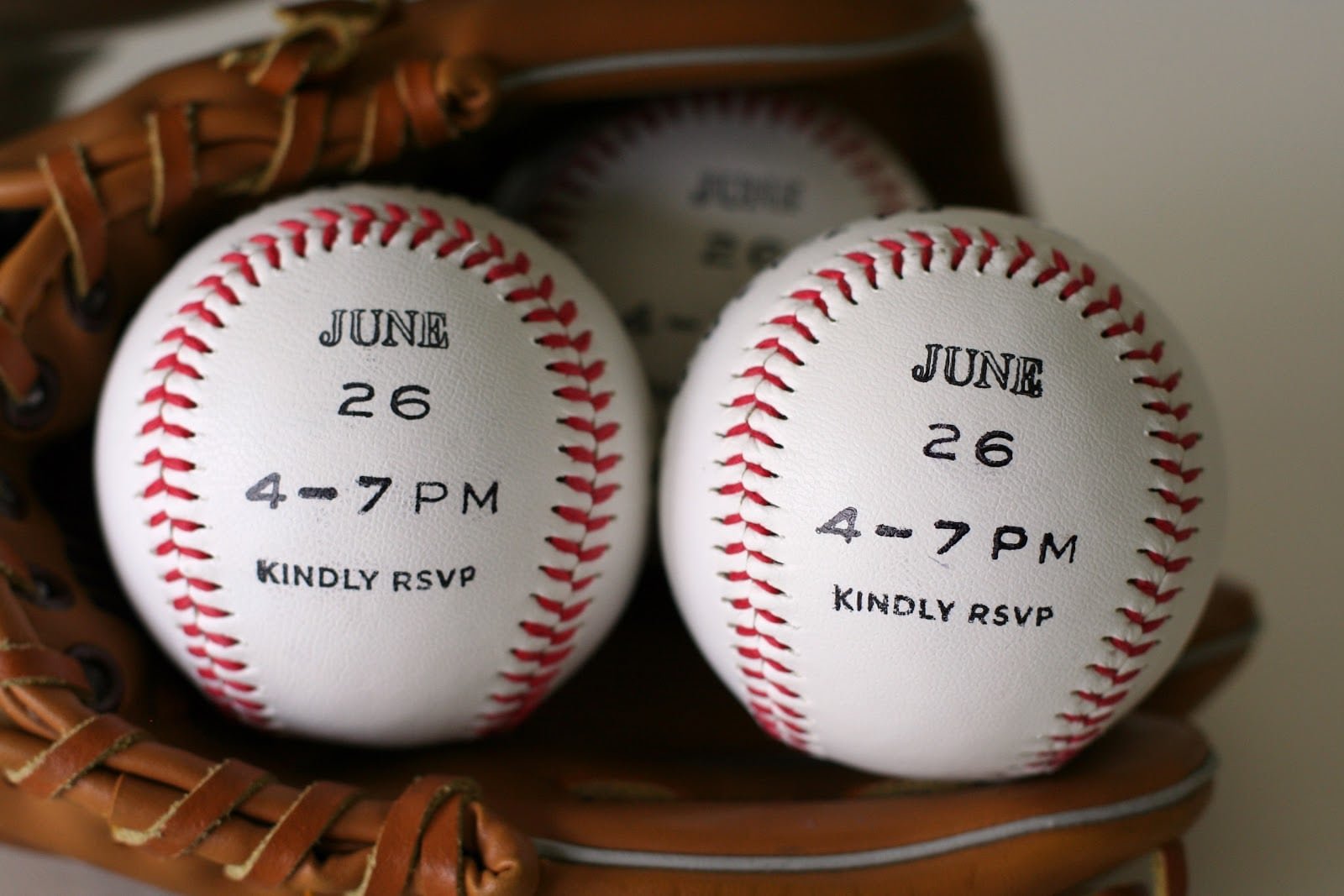 Baseball Party Invitations