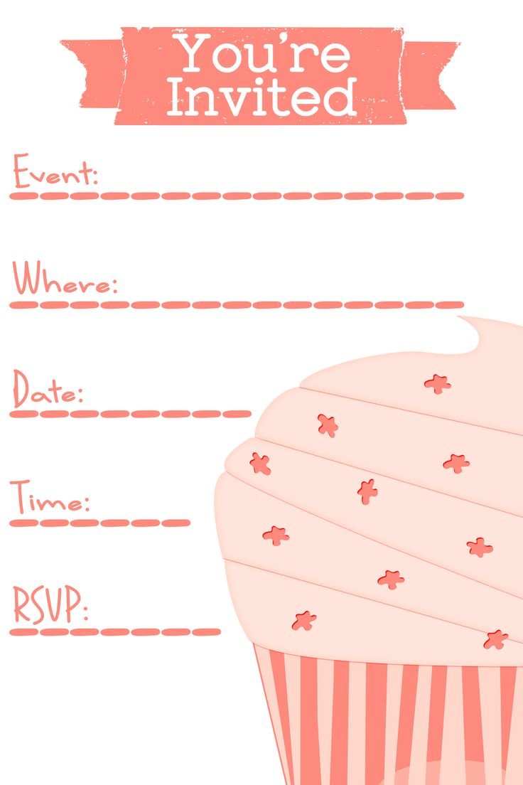 Birthday Party Invitation Template