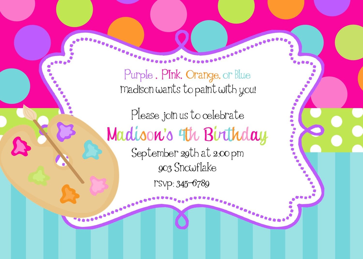 Birthday Party Invitations