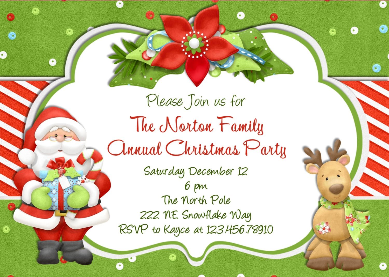 Christmas Party Invitation Designs - Mickey Mouse Invitations Templates