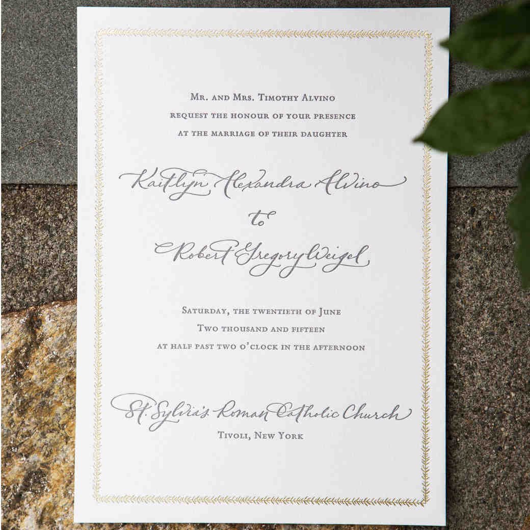 Does The Wedding Party Get Invitations