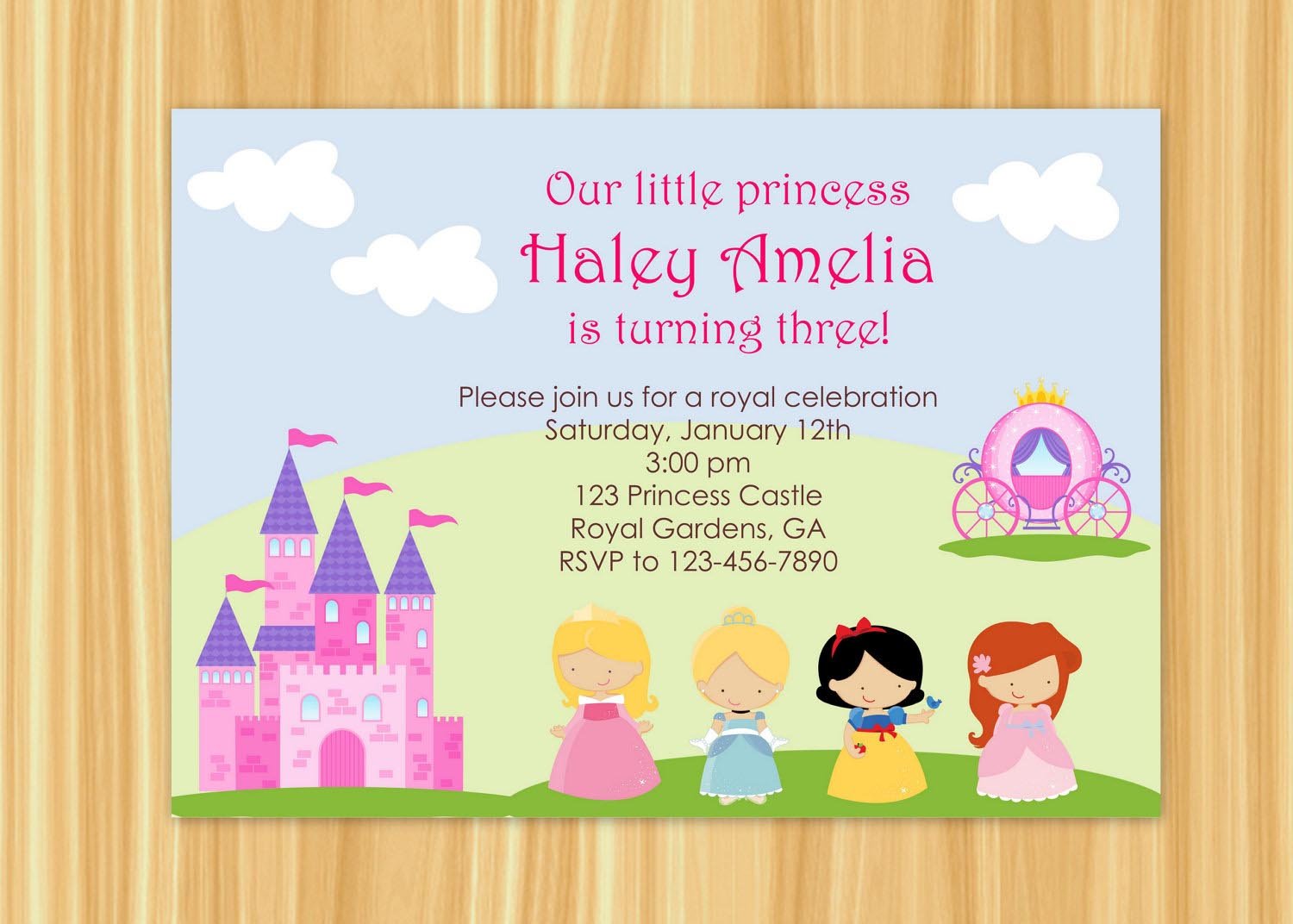 Fairy Dress Up Party Invitation Wording