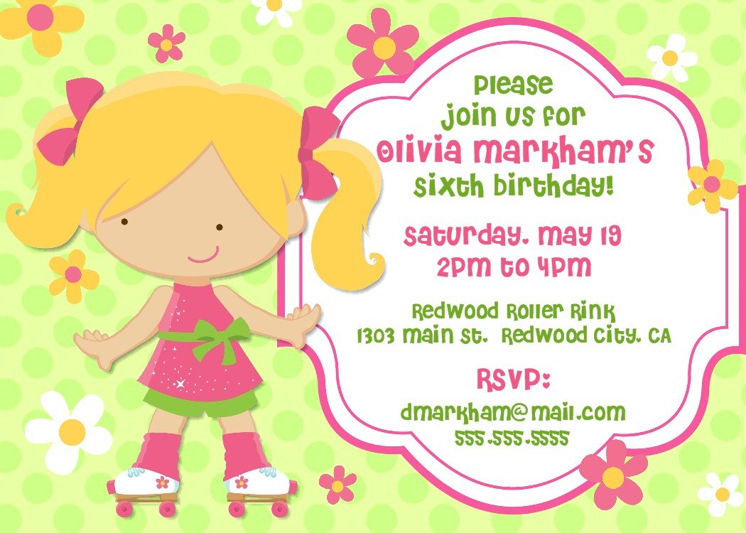 Free Birthday Party Invitations Templates