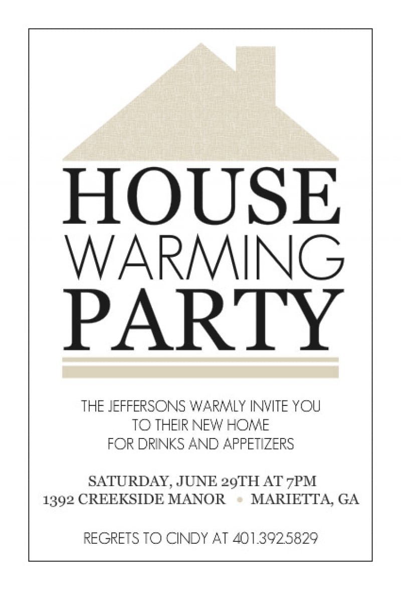 Free Housewarming Party Invitation Templates