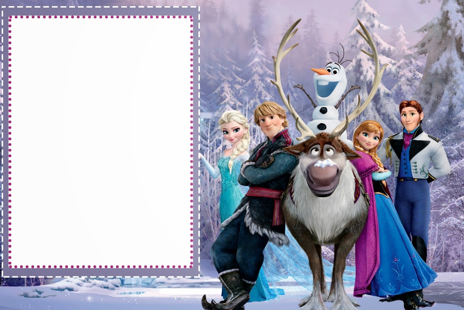 Frozen  Free Printable Cards Or Party Invitations