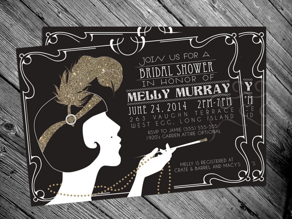 Great Gatsby Invitation Template Free