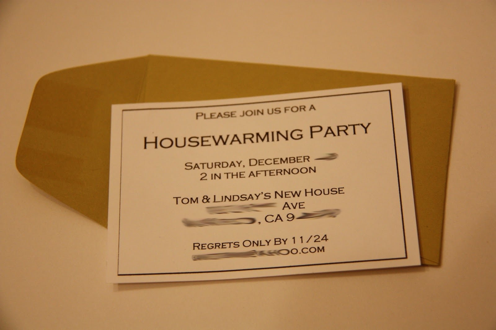 Housewarming Party Invitation