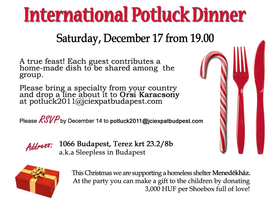 Impressive Christmas Potluck Party Invitation Wording