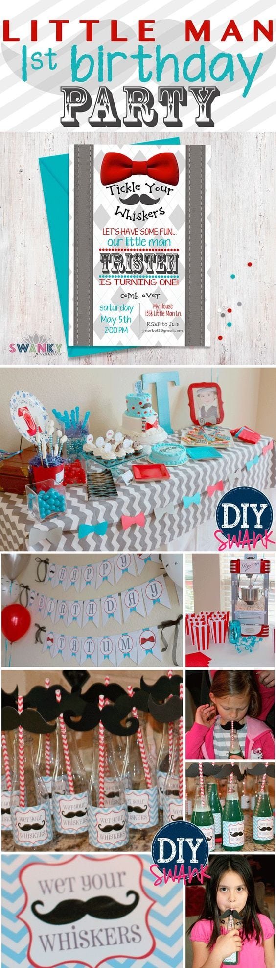 Little Man First Birthday Party