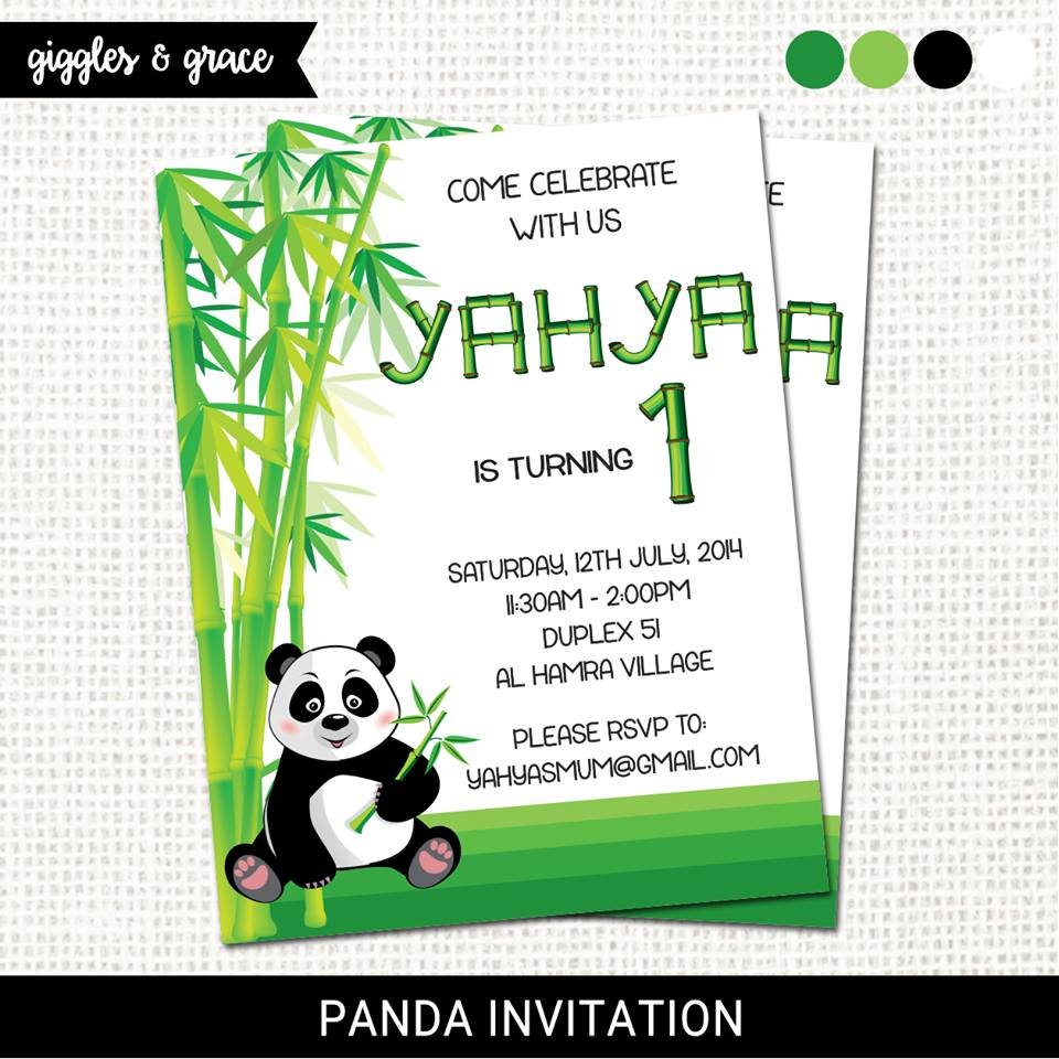 Panda Party Supplies