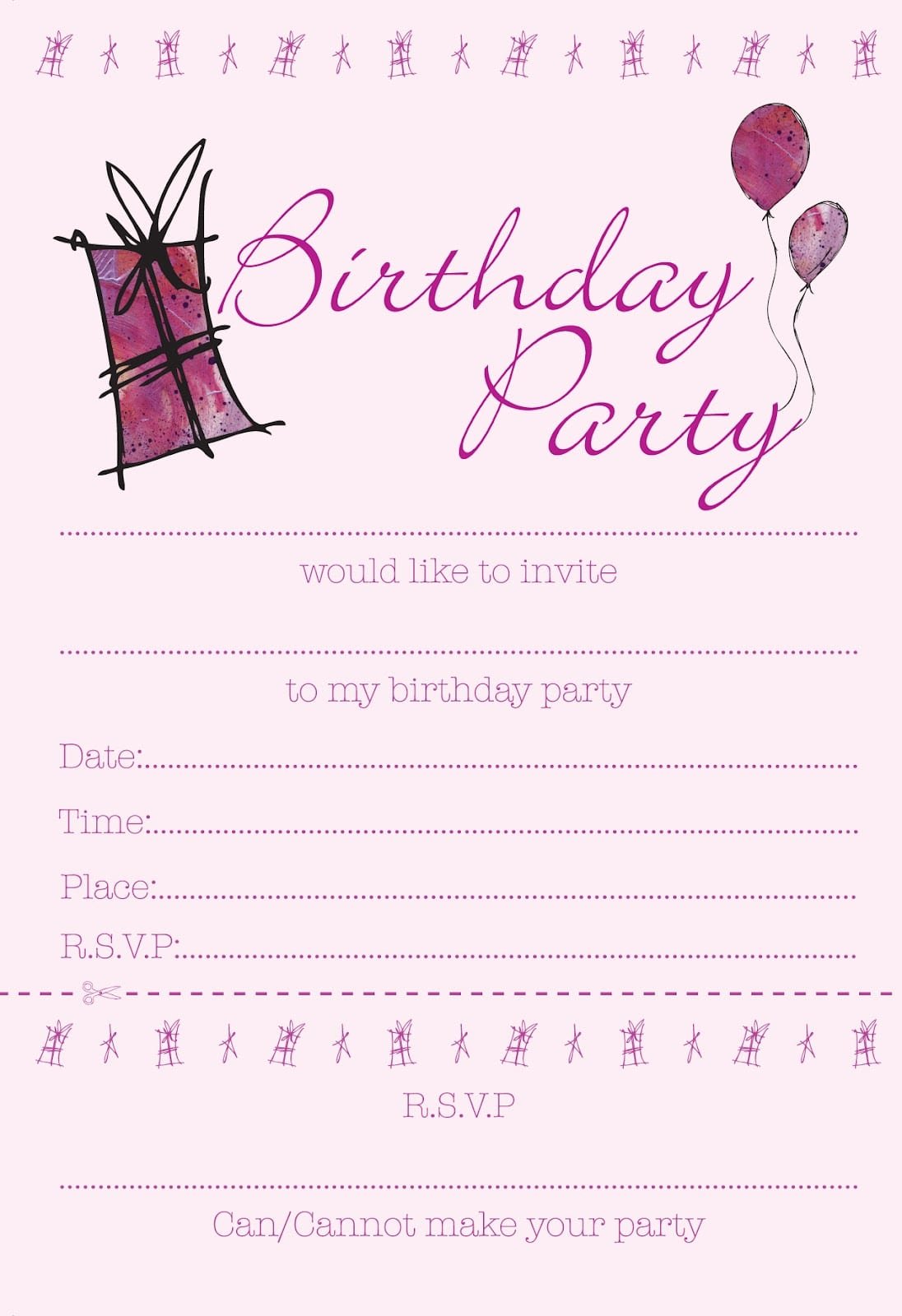 Sweet 15 Birthday Invitations