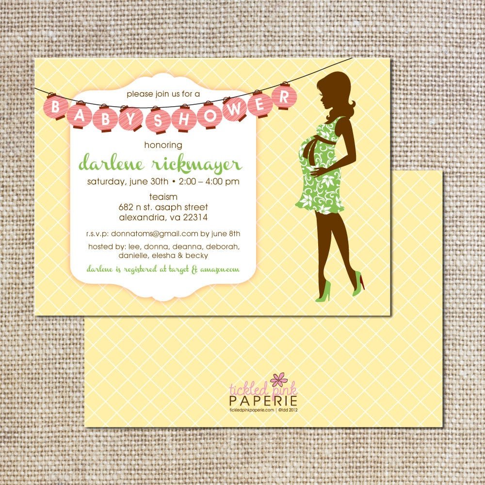 Tea Baby Shower Invitation Wording   Shower Biji Us