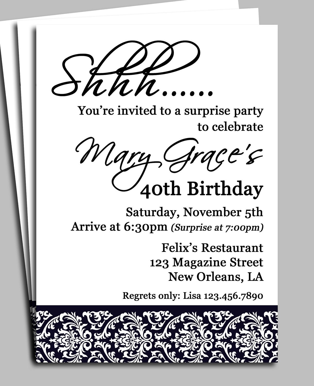 Top 10 Surprise Birthday Party Invitations To Inspire You