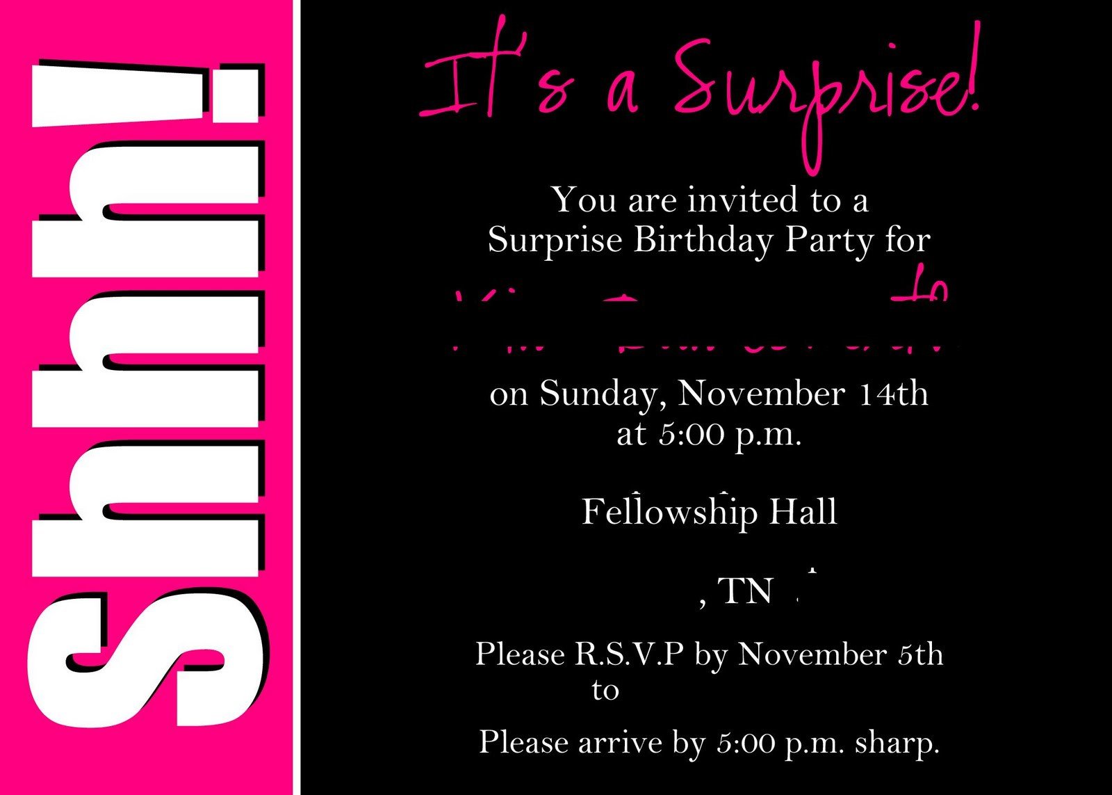 Top 15 Surprise Birthday Party Invitation