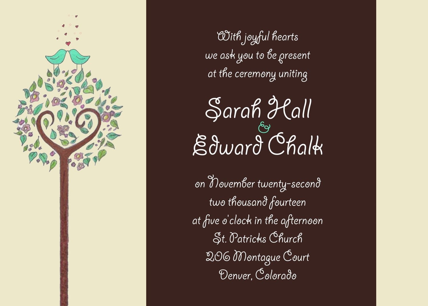 Wedding Party Invitations