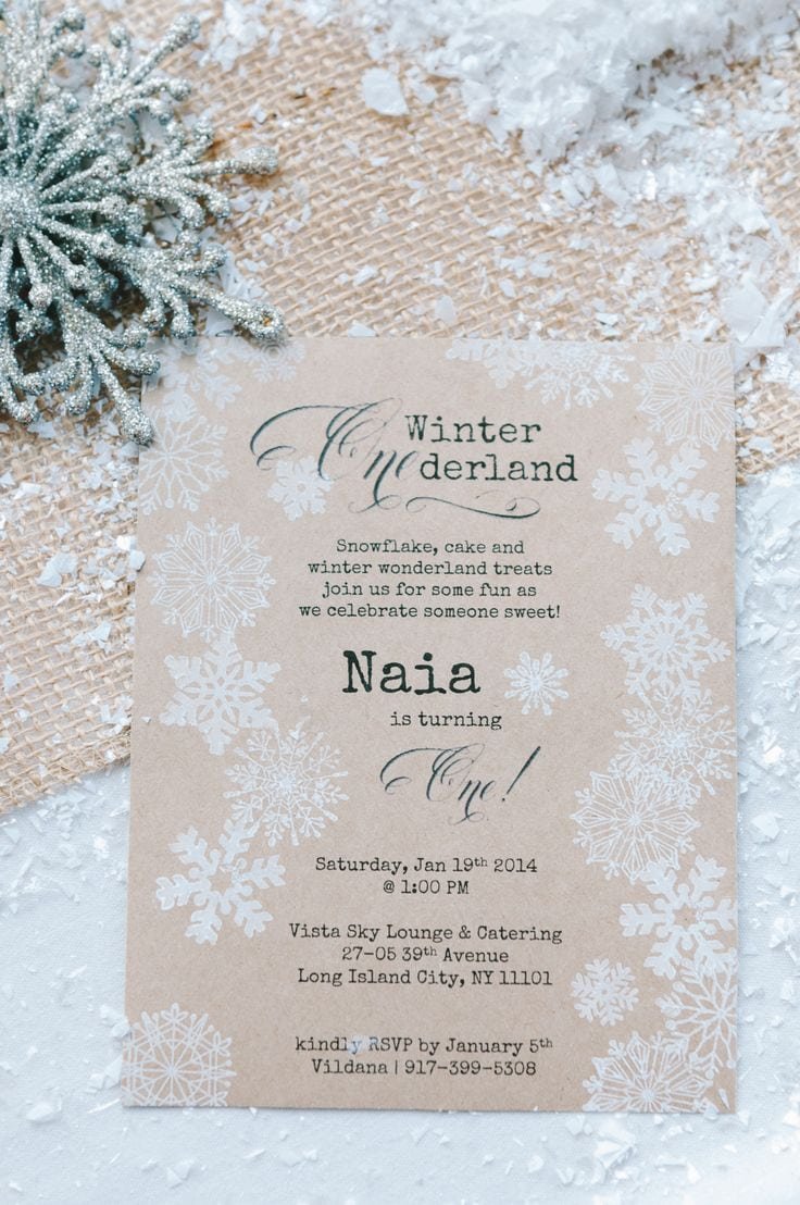 25+ Best Ideas About Winter Onederland Invitations On Pinterest