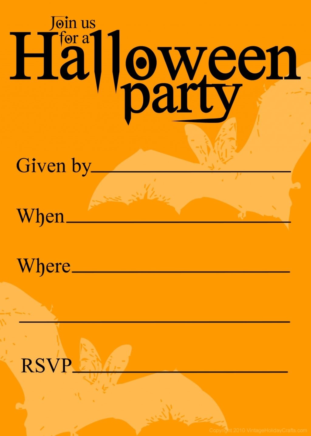 Best Photos Of Scary Halloween Party Invitations Templates