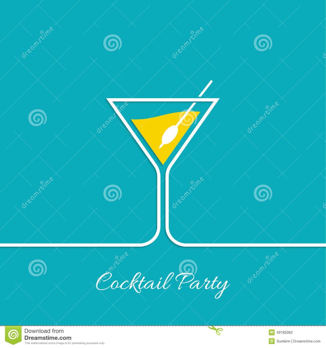 Cocktail Party Stock Vector