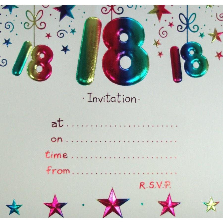 Free Printable Invitations For 18th Birthday Party