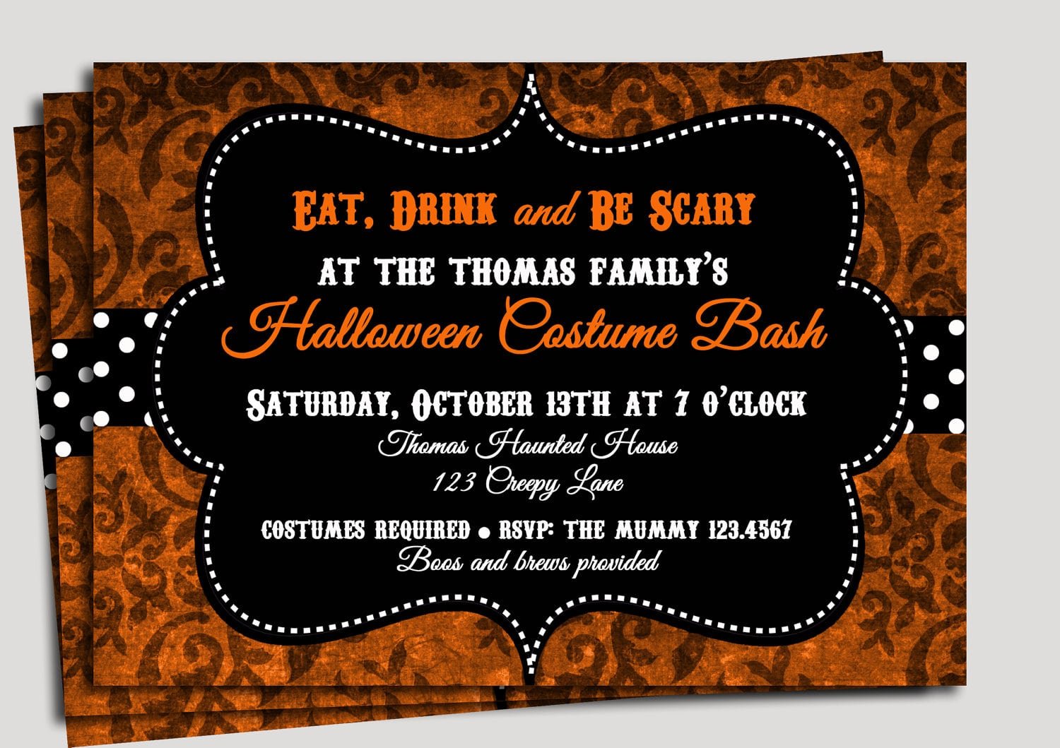 Halloween Party Invitation Wording Elegant Halloween Party