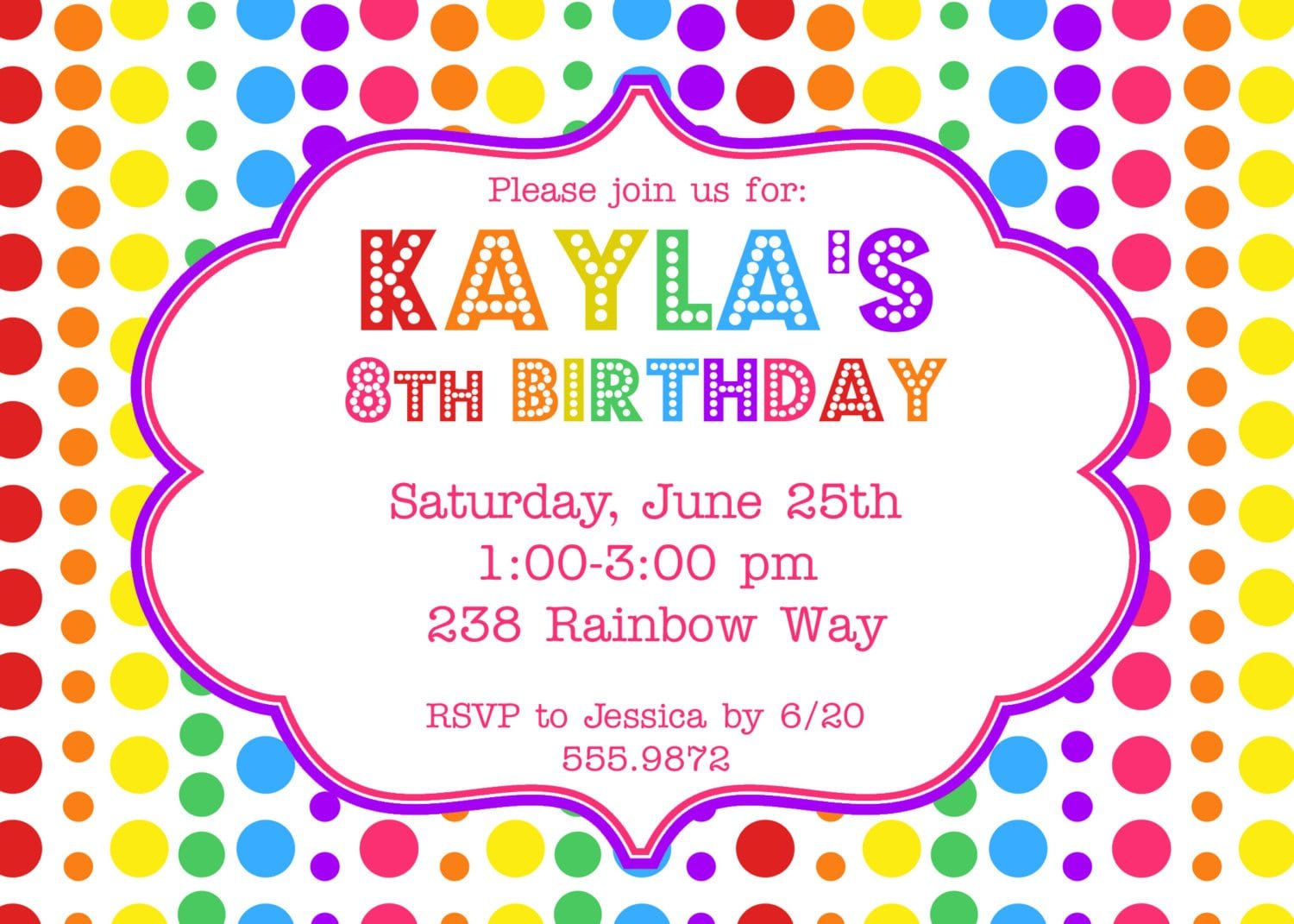 Ideas For Invitations For A Birthday Party