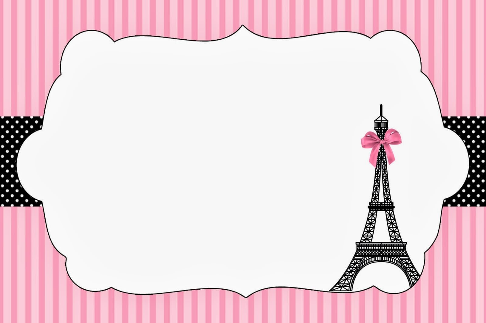 Paris  Invitations And Free Party Printables