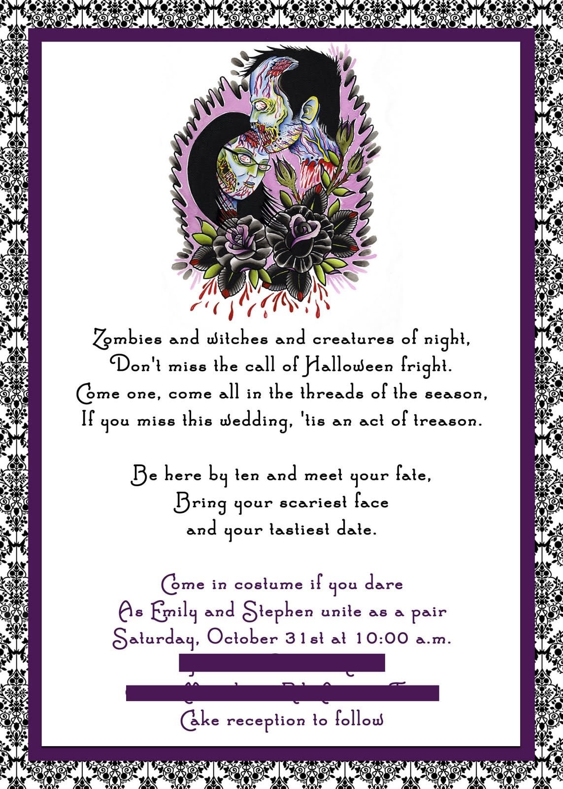 Tips For Choosing Halloween Wedding Invitations