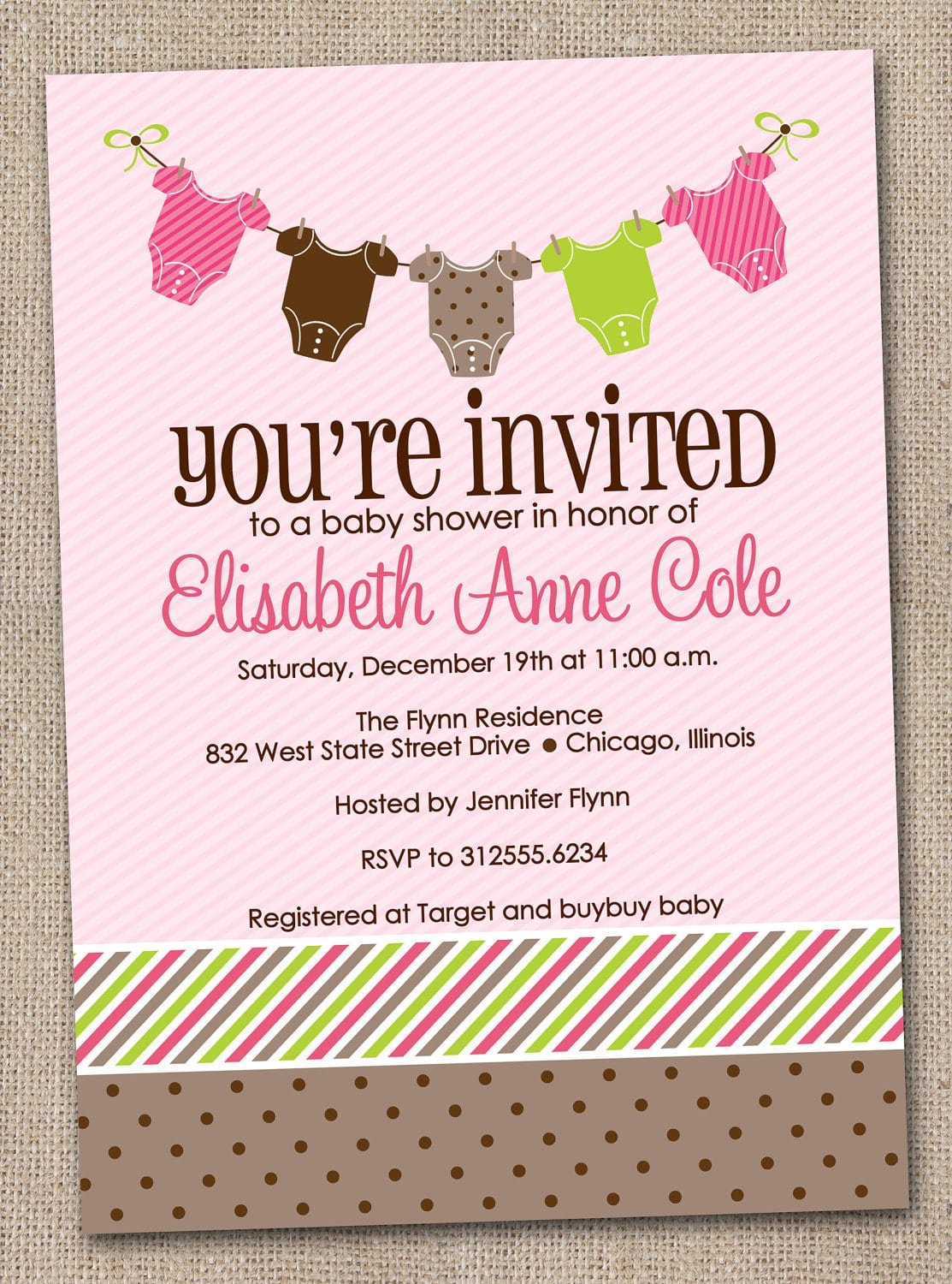 Baby Shower Invitation Wording Ideas For Girl