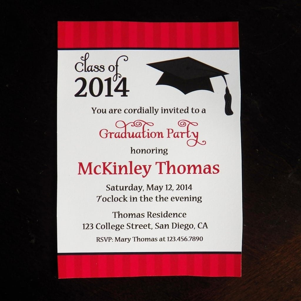 Free Templates For Graduation Party Invites