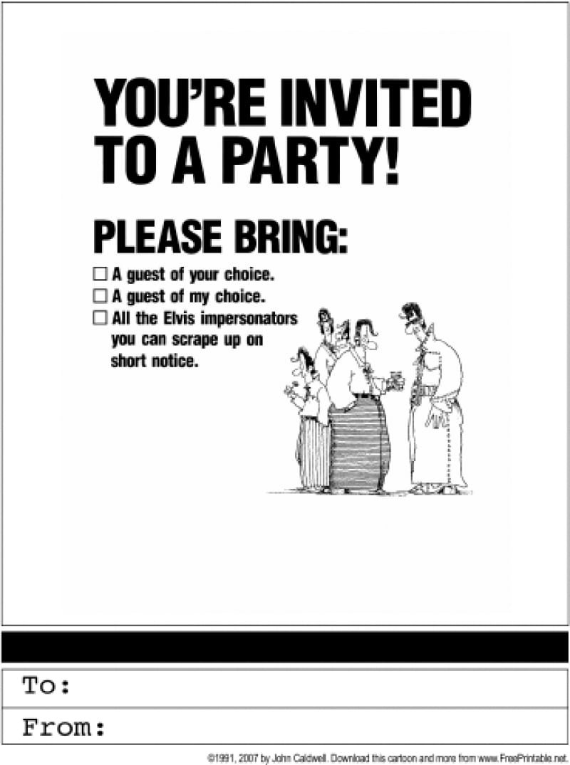 Funny Invitations For Party - Mickey Mouse Invitations Templates