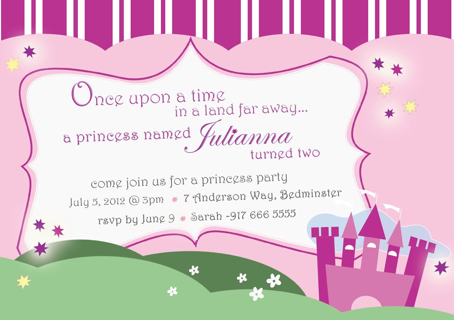 Girls Party Invitation Template Images