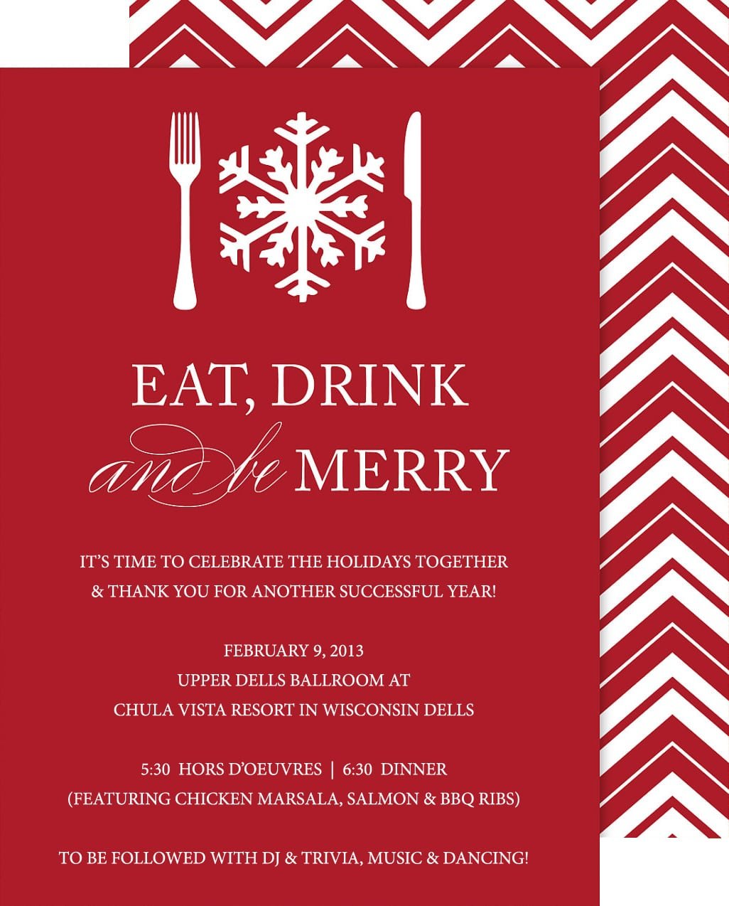 Holiday Lunch Invitation