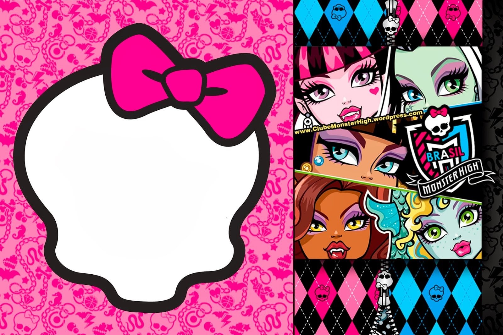 Monster High Party Invitations