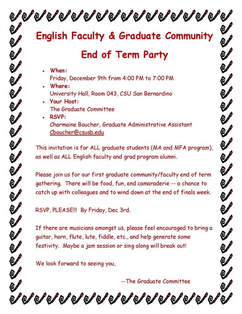 Party Email Invitations