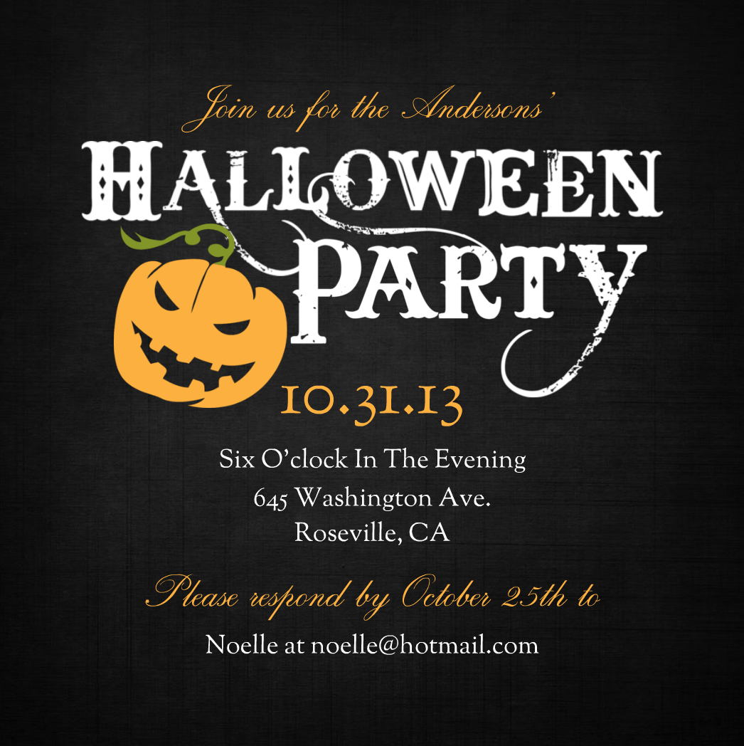 Party Invitations  Very Best Halloween Party Invitation Simple And