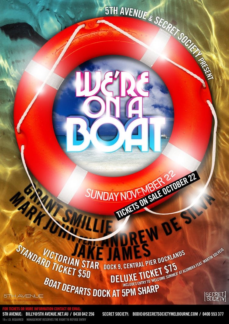 We're On A Boat Party Poster By Lazwah On Deviantart